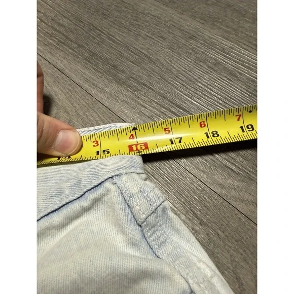 Vintage Bugle Boy Shorts Men 33 Y2K Carpenter Jorts Baggy‎ Skater Acid Washed - Picture 7 of 9